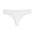 New Arrival Everyday Romantic Solid Knitted Breathable Eco-Friendly Wavy Edge Ice Silk Low-rise Seamless Brief Nylon Spandex