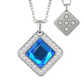 Children's Classic Negative Ion Crystal Star Quantum Bio Nano Energy Pendant with Stones on Back Rose Gold Plated