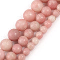 Wholesale Smooth 6/8/10mm Pink Opal round Stone Beads for DIY Jewelry Making Bracelets