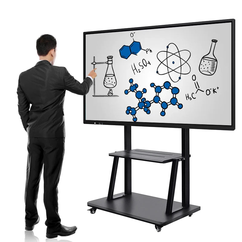 Multi Function 43 Inch Android System Interactive Touch Screen Smart Whiteboard for Teaching and Conference