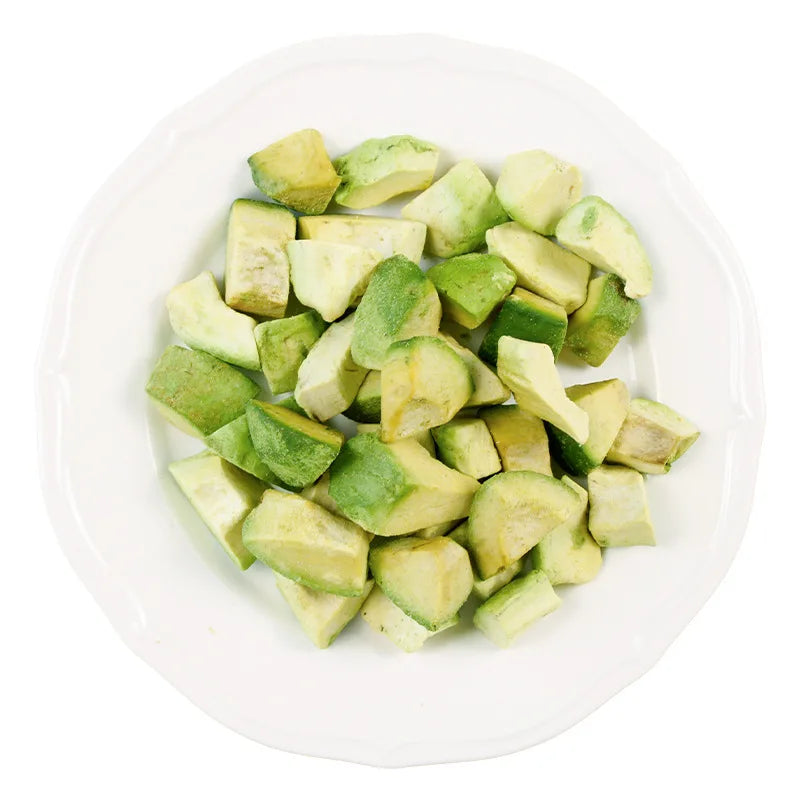Natural Sweet Water Bulk Freeze-Dried Avocado Slices & Diced Pieces
