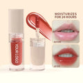 Private Label Plump Lip Oil Tint Lip Care Custom Logo Fruit Flavored Hydrating Glow Moisturizing Vegan Private Label Lip Gloss
