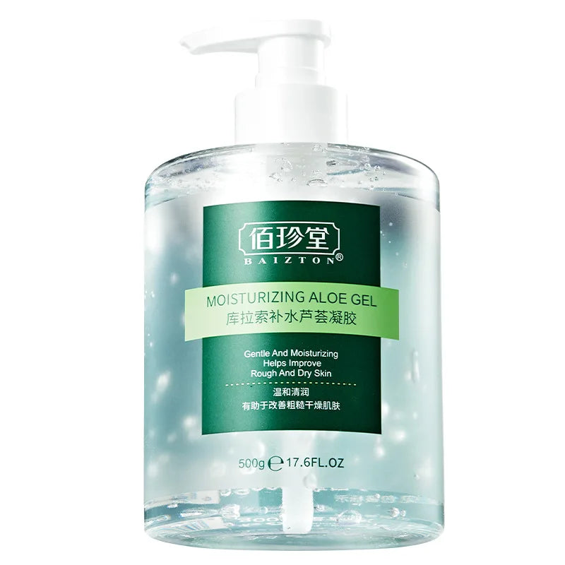 500g BAIZTON Aloe Vera Gel Plant Extracts Moisturize Oil-control Cream for Skin Care
