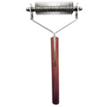 Double Wide Dematting Undercoat Grooming Rake Stripper Tool for Pets Stainless Steel With Wooden Handle 20-Blade Stripper