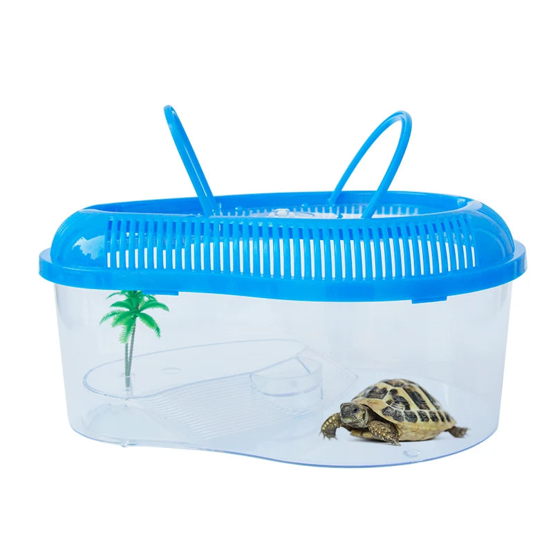 Aquarium Turtle tank Plastic Aquarium Fish tank Plastic Framing Jelly Fish tank Aquarium Portable Fish Box