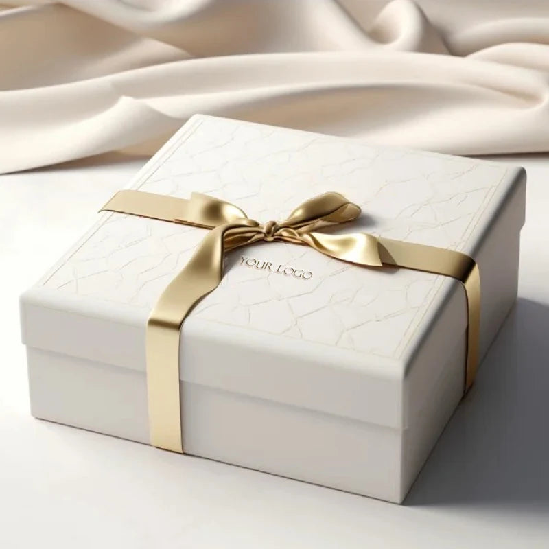 Dates Saudi Arabia Dried Fruit Box Packaging for Ramadan Date Gift Packaging Box With Ribbon