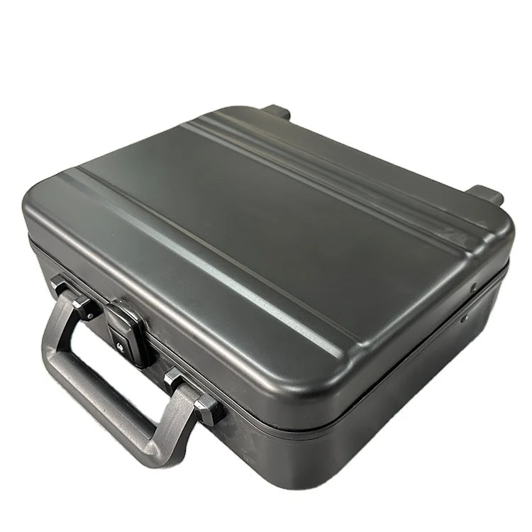 Custom EVA Foam and Hard Aluminum Alloy Equipment Suitcase with Wheels Mini Storage Box for Wheeled Transportation