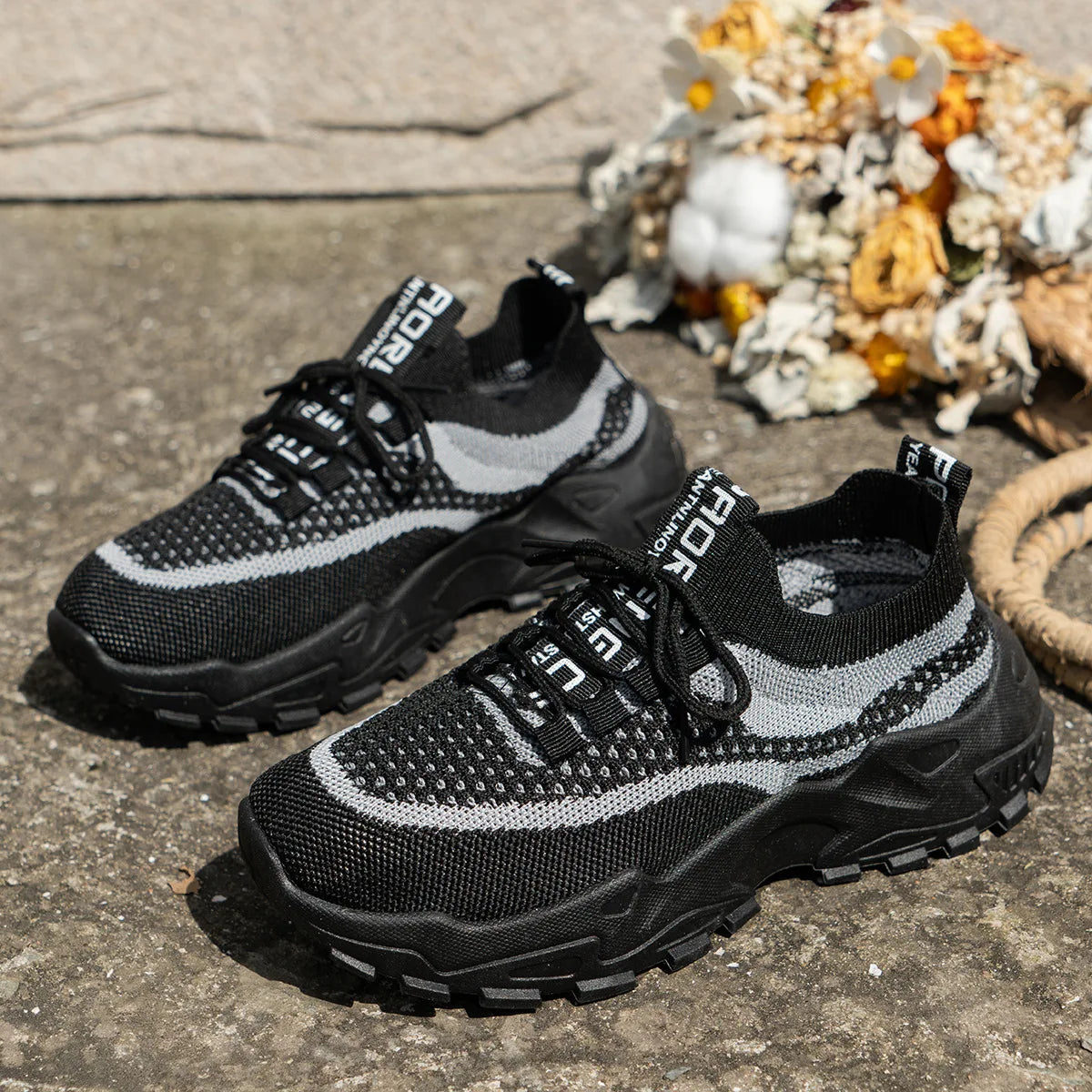 China Korean Fashion Trend Casual Shoes for Women Dad Chunky Sneakers Plus Size 41