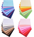 8pcs/lot Fat Quarter Fabric Bundles Solid Color Cotton Craft Fabric Pre-Cut Squares Sheets for Patchwork Sewing