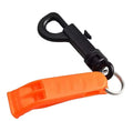 SOS Marine Boating Survival Plastic Whistle with Keychain Buckle Lanyard for Outdoor Safety