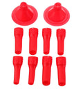 K-022 10pcs Caulk Nozzle Flat Mouth Bent Caulking Gun Tips Cone Trowel Nozzles Sealant Finishing Tool for Kitchen Bathroom
