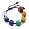 Wholesale Jewelry Stretch Cubic Crystal Natural Stone Gemstone Energy Bracelets