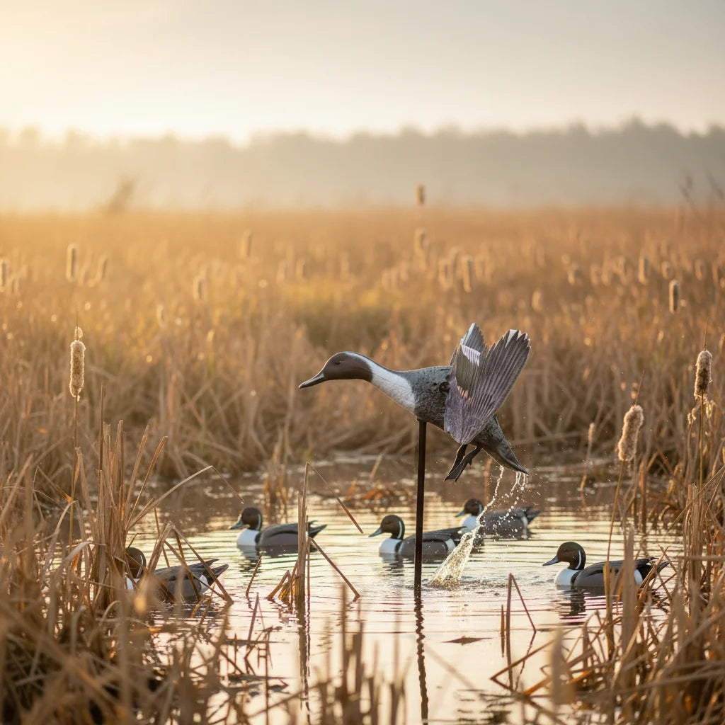 Xilei Electric Flying Duck Decoy Kit Motorized Mallard Design True Motion Technology PE Material Bird Hunting Accessories
