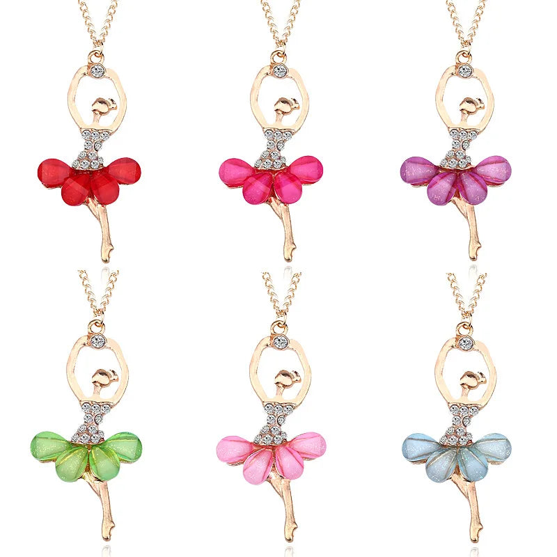 Manufacturer Dance Dancing Pendant Necklace for Women Gift for Ballet Dancer