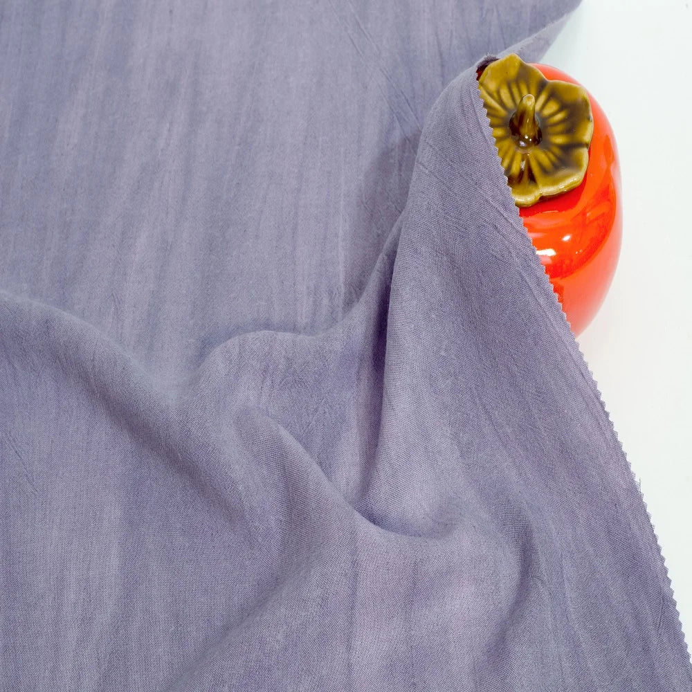 Wholesale High Quality Linen Viscose Crepe Fabric Organic Natural Linen Blend Solid Plain Dyed Woven for Summer Dresses 3308#