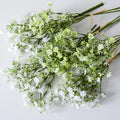DREA Silk Artificial Babysbreath Flower Real Touch Bouquet De Fleurs Wedding Flowers Decoration White pink