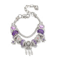 Factory Wholesale Jewelry Bracelets Fashion Fantasy Purple Beaded Bracelet Woman Mysterious Purple Jewelry