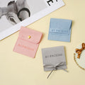 A1 New Styled Microfiber Button Pink Cute Velvet Jewelry Pouch Luxury Jewelry Packaging Box Bag Jewelry Velvet Bags