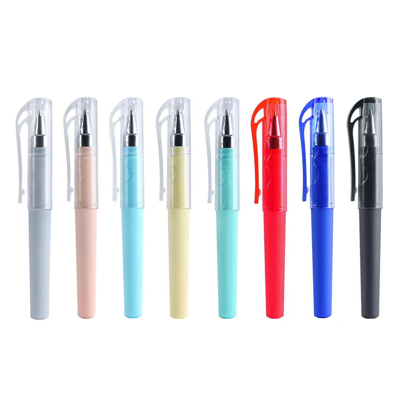 New Macaron Soft Creative Kawaii Short Kids Gift Writing Office Stationery Supplies Notebook Pocket Pen Smaller Mini Gel Pen MegaBDM