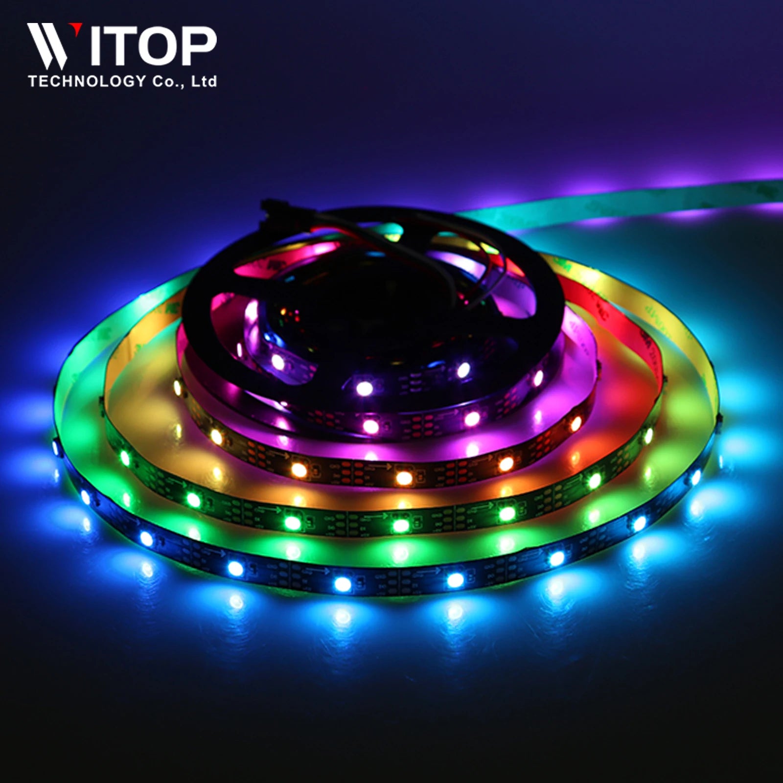 Manufacturer Wholesale Digital Addressable RGBIC Full Color Ws2812b Led Lights Flexible Soft Strip for Bedroom