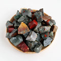 Natural African Blood Stone Raw Crystal Quartz Healing Stone Rough Stone Mineral Collection