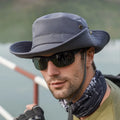UPF 50+ Beach Hat Wide Brim Sun Protection Hat Mens Bucket Hat with UV Protection for Hiking