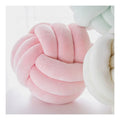 Fashion Wholesale Portable Plush Knitted Cushion Ball Handmade Round Throw Knot Pillow for Home