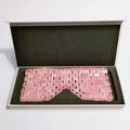 2026 Gems Spa Gift Eye Mask Luxury Healing Rose Quartz Jade Stone