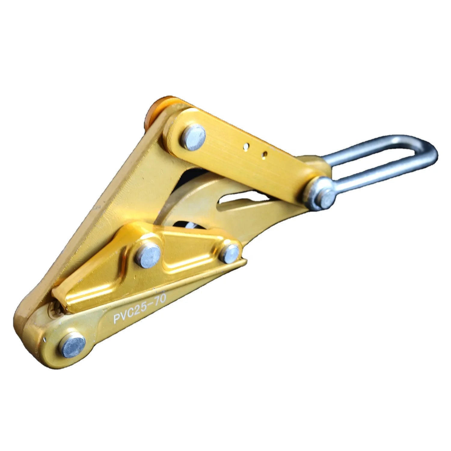 Wholesale Custom Aluminum High Strength 8KN Load Capacity Lightweight Metric Cable Grip Clamp Horse Dog Conductor Come Clamps