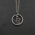 Vintage Round Natural Long Mushroom Necklace Lady Pendant Gift