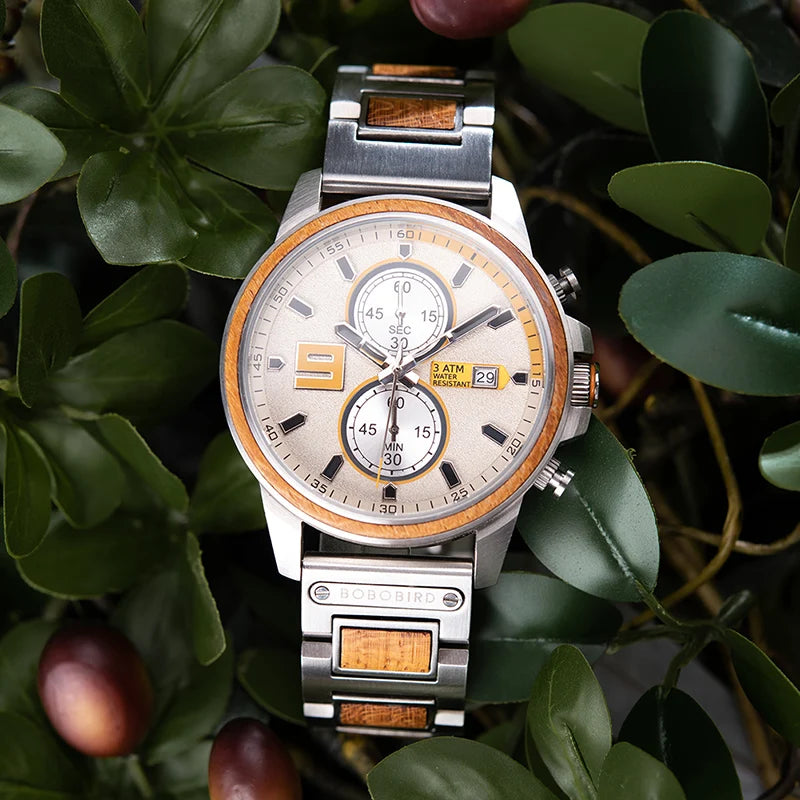Fast Delivery Brand Custom Luxury Low Moq  Dropshipping Wholesale Christmas Gift Wood Watch for Men