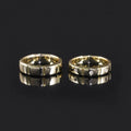 Abiding Fashion Designer High-end Jewelry Love Men and Women Couple Yellow 14k Gold Plated 925 Silver Moissanite Diamond Ring