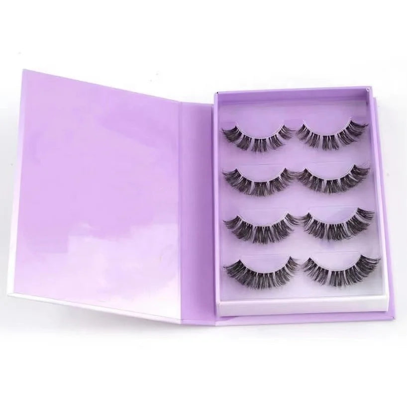 Diy Lash Kit Private Label Diy Lash Bond and Sealer c d Curl Cluster Segment 5 Pair Segment Based Lashes in Box