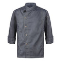 High Quality Woven Fabric Polyester Chef Jacket Uniform Restaurant Bar Use Custom Color Silk Screen Printed Unisex JIAMING Brand