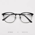 2024 New Japanese Design Ultralight Pure Titanium Glasses Frame Double Beam Men Optical Prescription Myopia Eyeglasses
