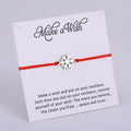 Stainless Steel 18K Gold Music Note Family Mom Daughter Dad Heart Snowflake Angel Wing Lucky Feather Horseshoe Bracelet