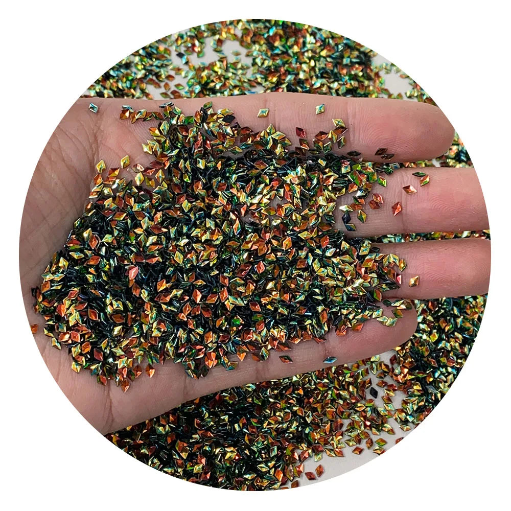 Fashion Sparkly Holographic Laser Glitter Loose Sequins for Manicure Handicraft Embellishment Findings