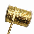 9mm Gold Piping Binding Cord for Upholstery Sofa Mattress Garments with Pillow Cushion Coated Finish for Bags