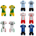 Wholesale Printed Breathable Soccer Jerseys OEM ODM Service High Quality Durable Team Uniforms 100% Polyester Customizable Team