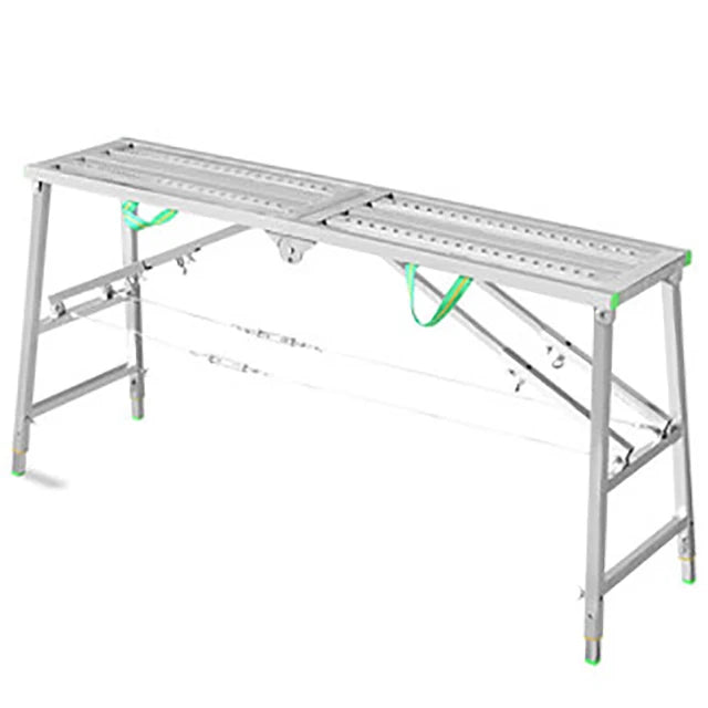 Aluminum Bench Stool Portable Adjustable Ladder Scaffold