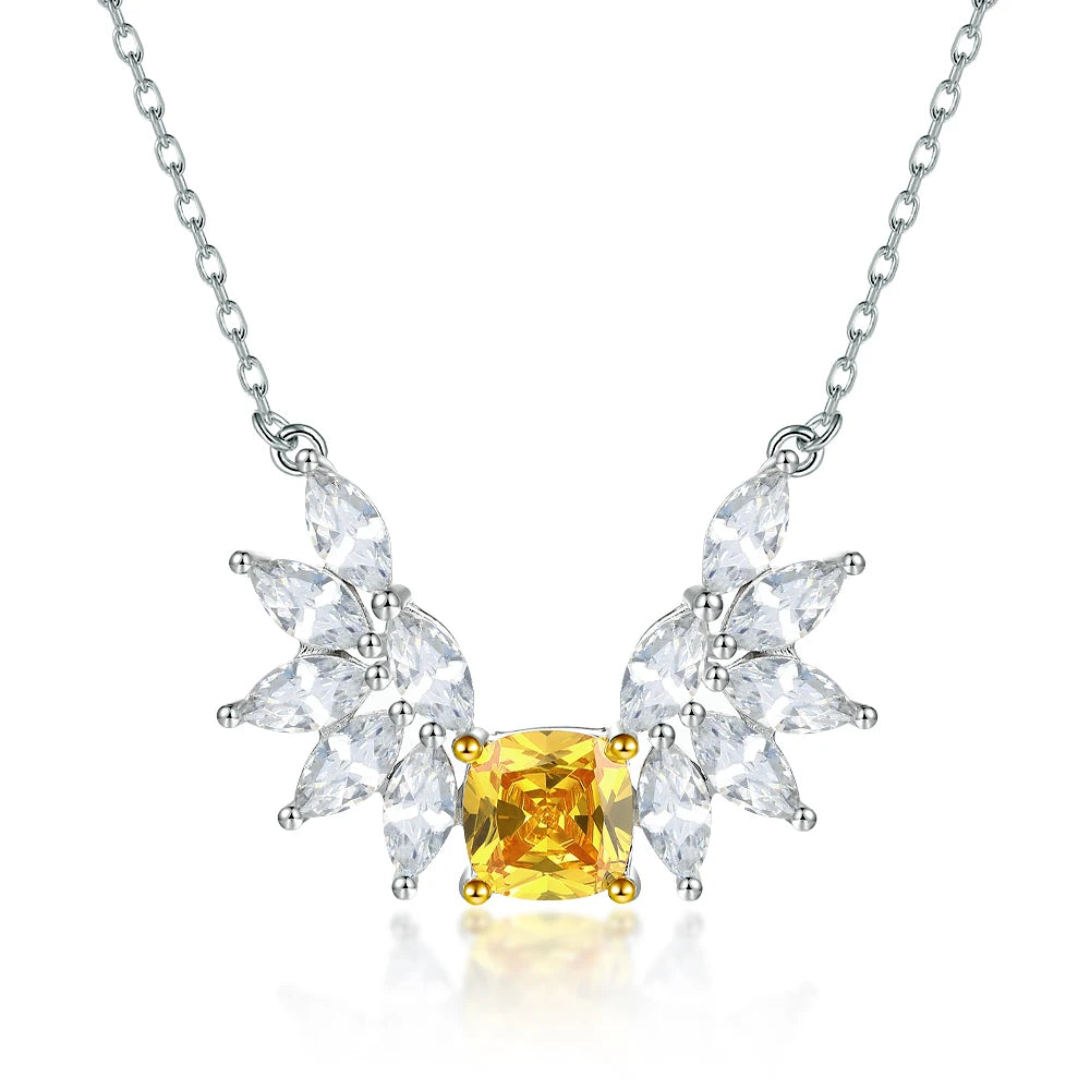 925 Sterling Silver Ring Factory Custom Zirconia Necklace for Women CZ Pendant OEM Order
