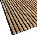 Acoustic Slat Polyester Wall Panel Modern Apartment Sound Insulation 5 Year Warranty MQ Acoustics