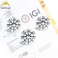 Goldleaf Jewelry IGI Certified Loose Lab Diamond 0.5ct-3ct D VVS VS HPHT CVD Grown Round Brilliant Cut Lab Created Diamond