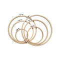Embroidery Hoop Set Bamboo Circle Cross Stitch Hoop Ring for Cross Stitch Bamboo Embroidery Hoop