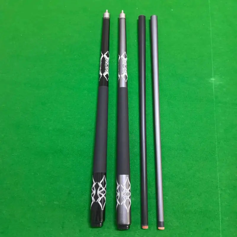 Factory Supply 1/2 Split 13MM Tip Size Carbon Fiber Shaft Carbon Cue Stick Carbon Fiber Cue Stick Billiard