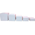 Custom Modern Eco-Friendly Plastic Garment Display Stand with Easy Assembly for Wedding and Party