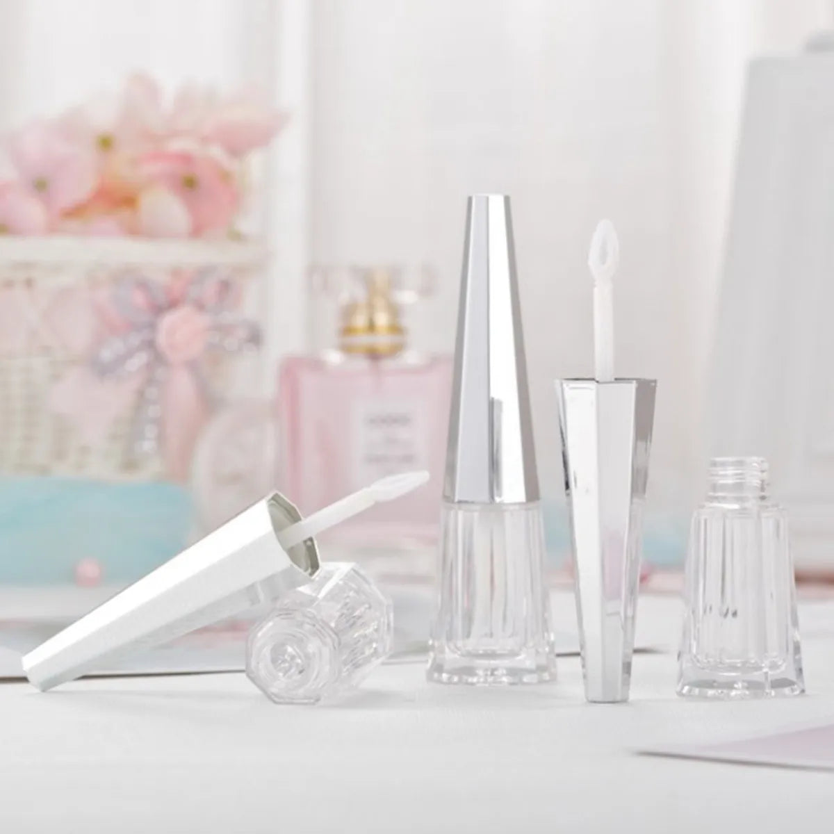 Mini Empty Refillable Lip Gloss Tube Container Lipstick Liquid Bottle Makeup Cosmetic Tubes DIY