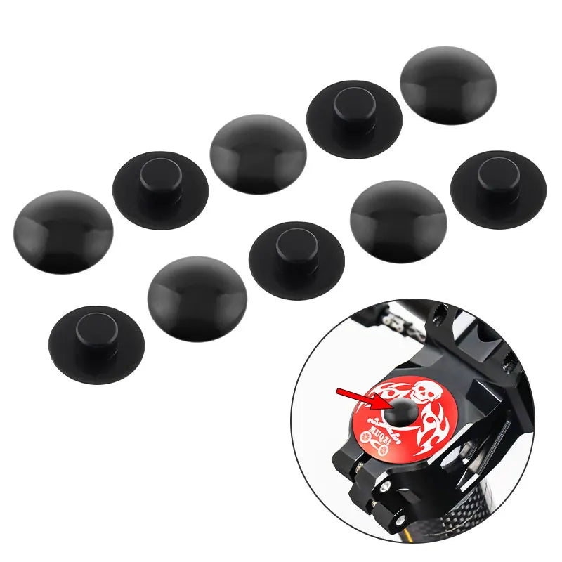 MUQZI Bicycle Headset Screw Cap M6 Bolt Dustproof Covers MTB Road Fixed Gear Stem Bike Accessories