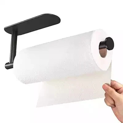 Tissue Holder Under Kitchen Cabinet Strong Adhesive Wall Mount Paper Towel Rack