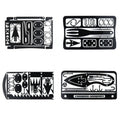Hot Selling Fish Hunting Outdoor Card Tool Multi Usages EDC Men Camping Stainless Steel Fishing Tool Set